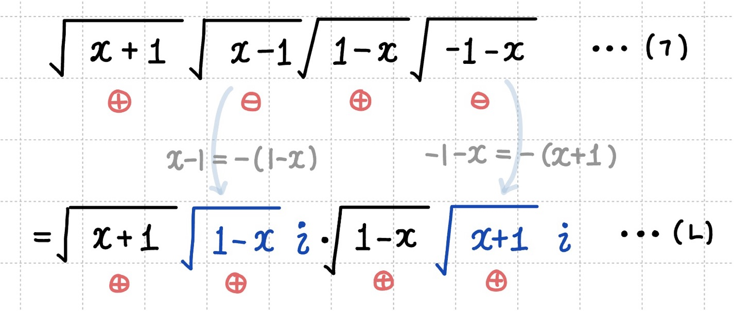 루트 안의 남은 수는 양수로 정리