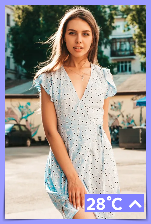 28도 이상 여자 옷차림