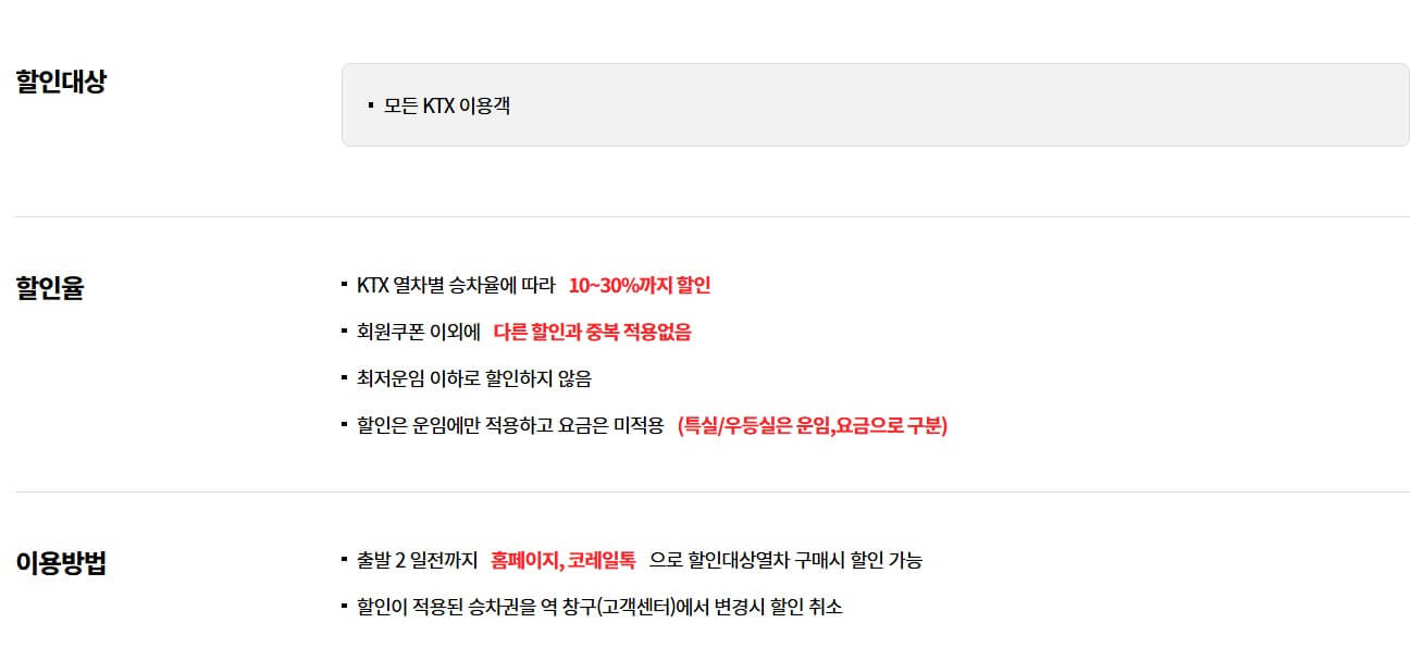 KTX 할인받는 방법 2025 할인 혜택 사진 7