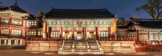경복궁 야간 이미지