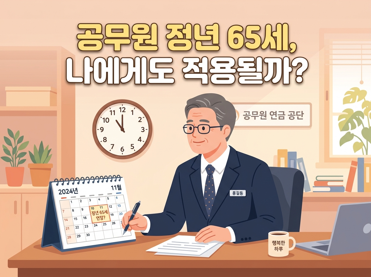 공무원 정년 65세, 나에게도 적용 될까?