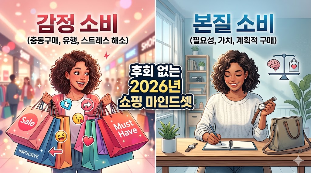 감정 소비 vs 본질 소비