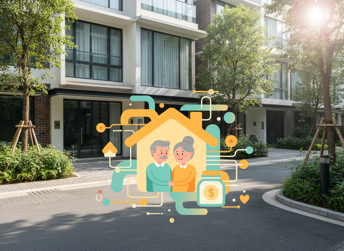 주택연금 가입 시점 부부 배우자 사망 수령액 비교