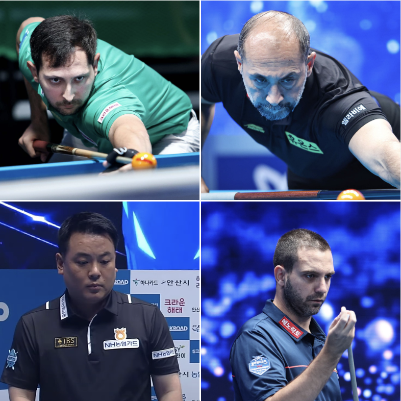 SK렌터카 PBA 월드챔피언십 2024 출전선수 - 시즌 랭킹 1위부터 4위