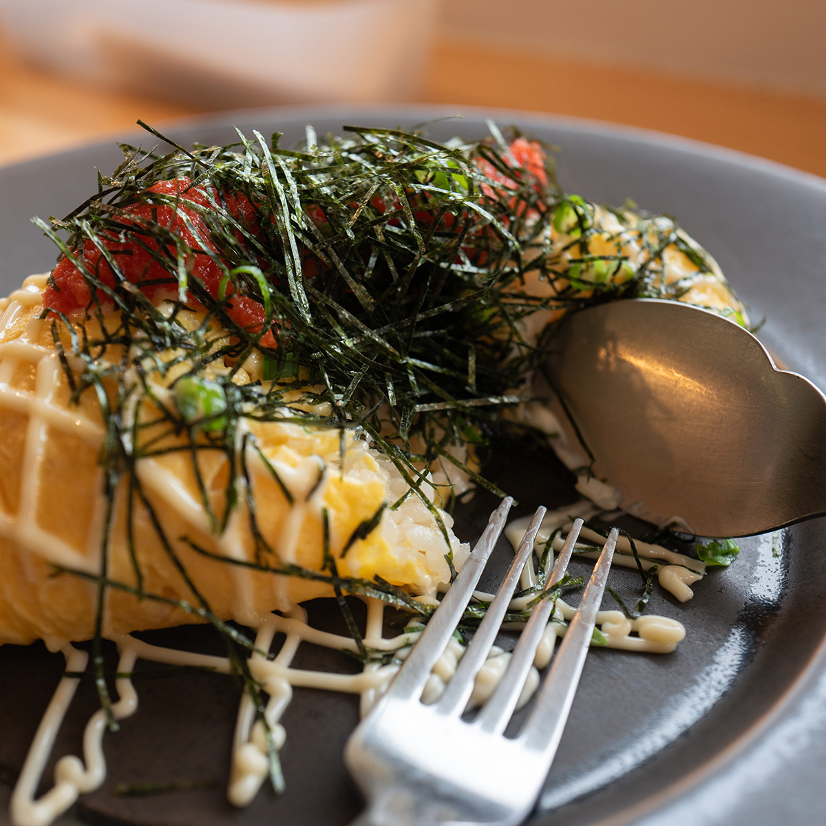 라이카 Q 매크로 모드로 촬영한 음식의 디테일한 질감 사진