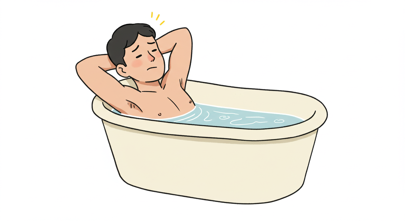수술 후 관리, 좌욕 효과