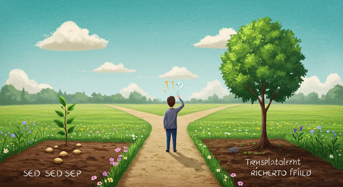 종잣돈을 모으는 적금과 목돈을 굴리는 예금 사이에서 자신의 상황에 맞는 상품을 고민하는 모습