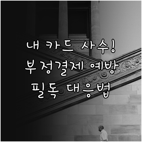 모두의카드 분실 사고 예방과 부정 결..