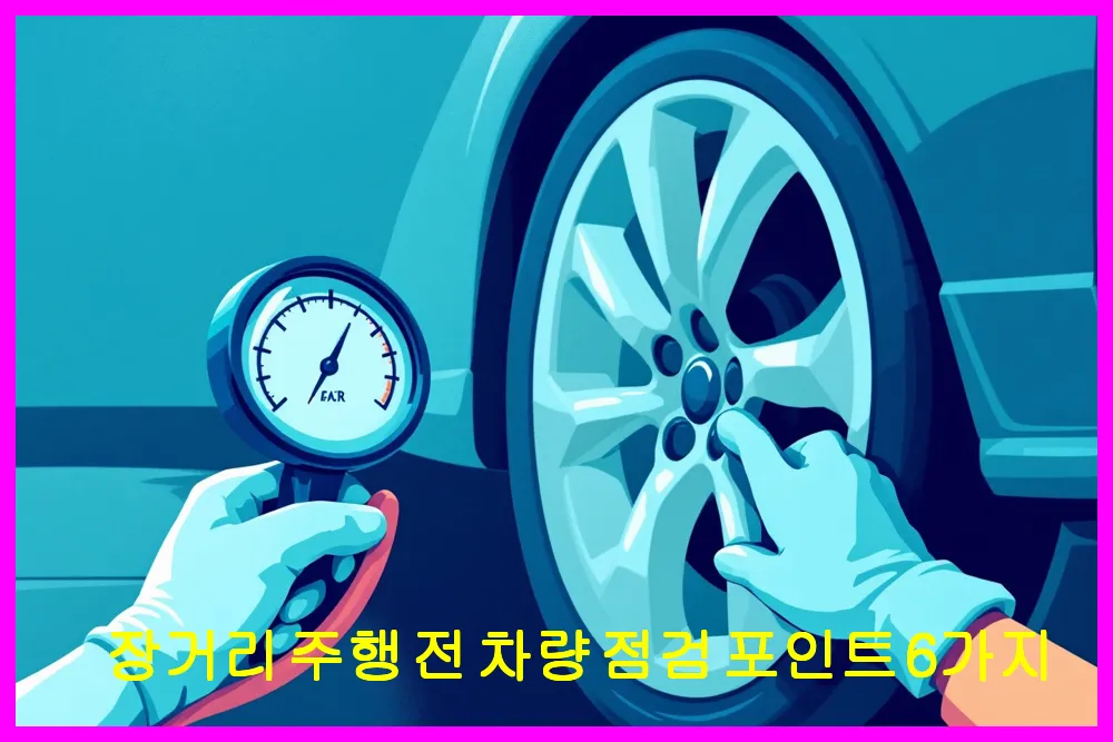 장거리 주행 전 차량 점검 포인트 6가지