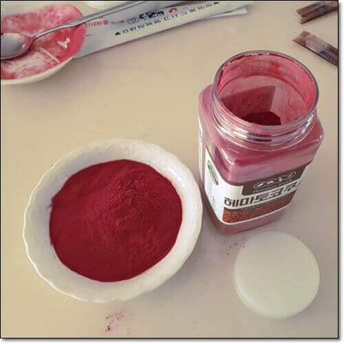 헤마토코쿠스 효능 및 부작용 하루 권장 섭취량