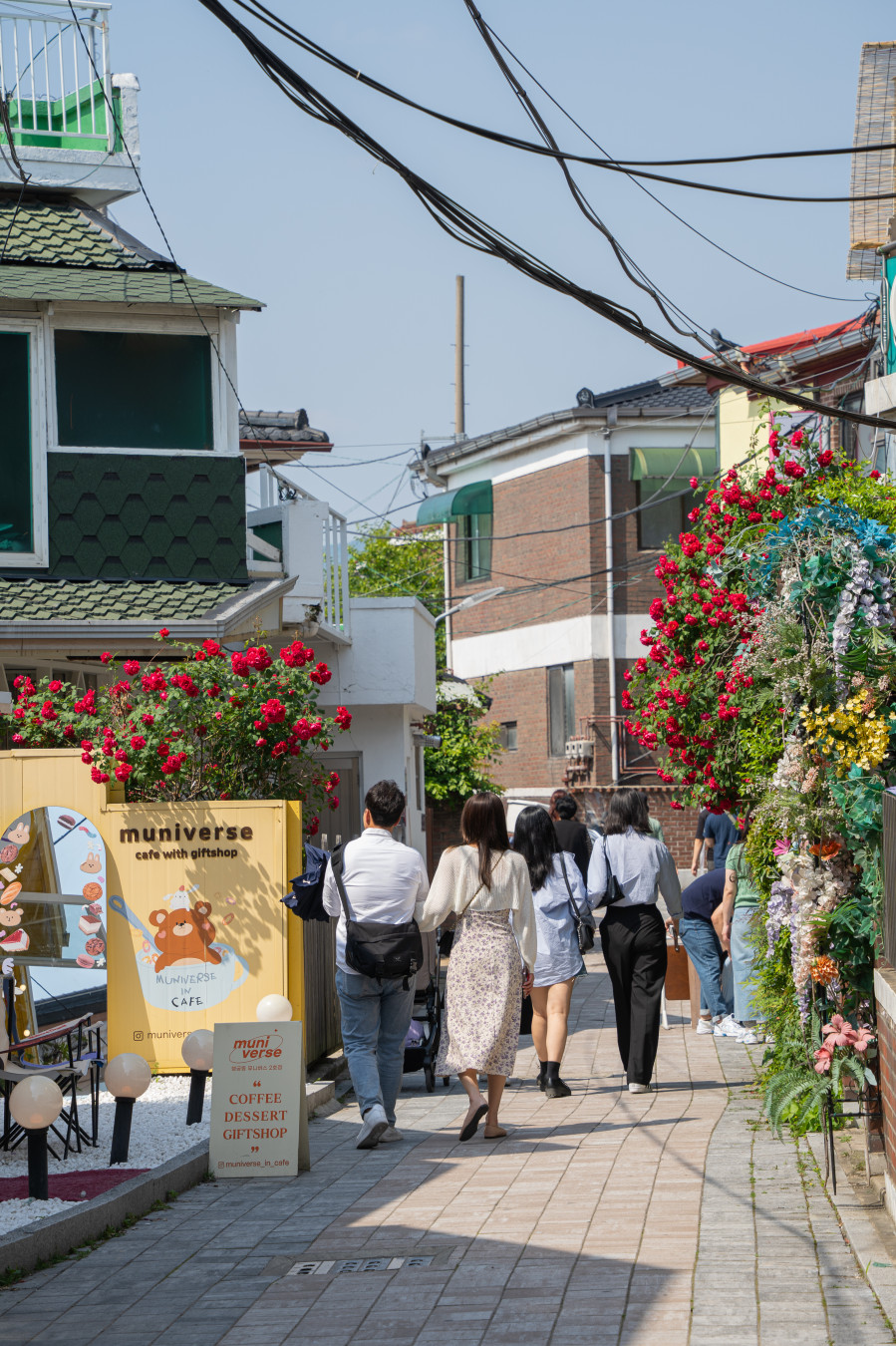 수원화성 행리단길 장미