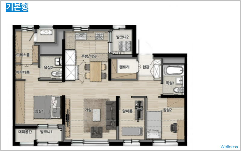 55㎡ 기본형 평면이미지