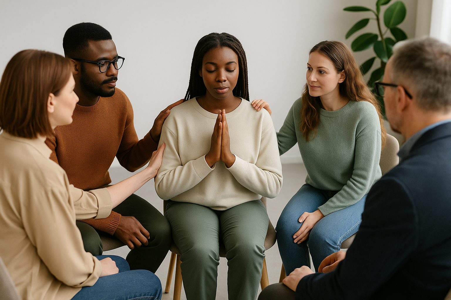 지원 그룹의 따뜻한 모임