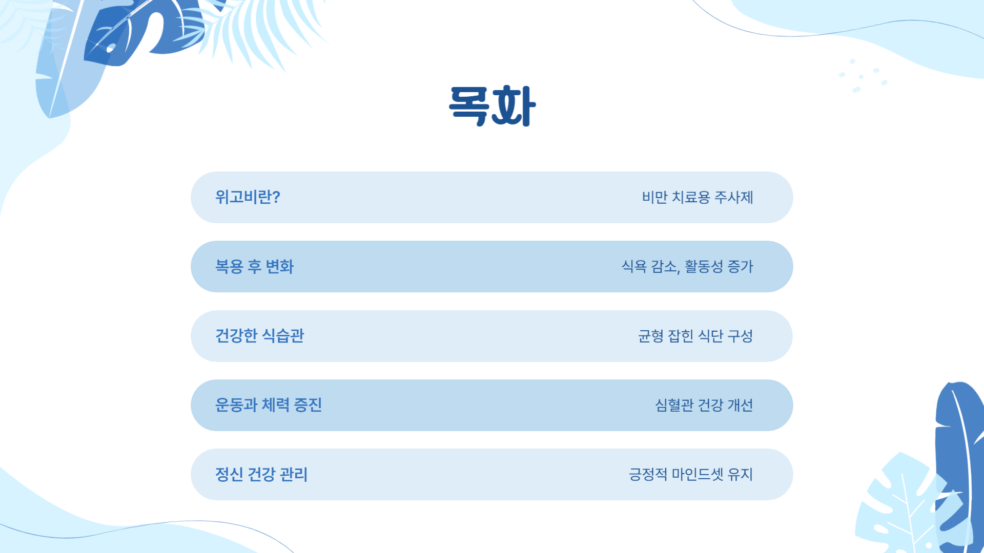 위고비 복용 후 생활 변화 건강한 습관 만들기