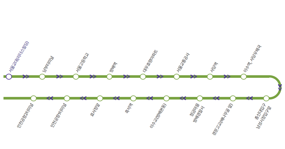 6016공항버스-시간표