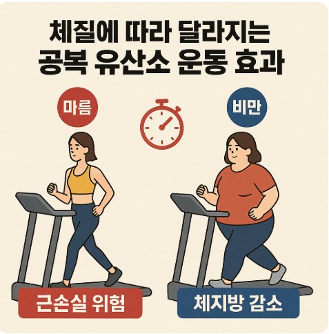 체질에 따라 달라지는 공복 유산소