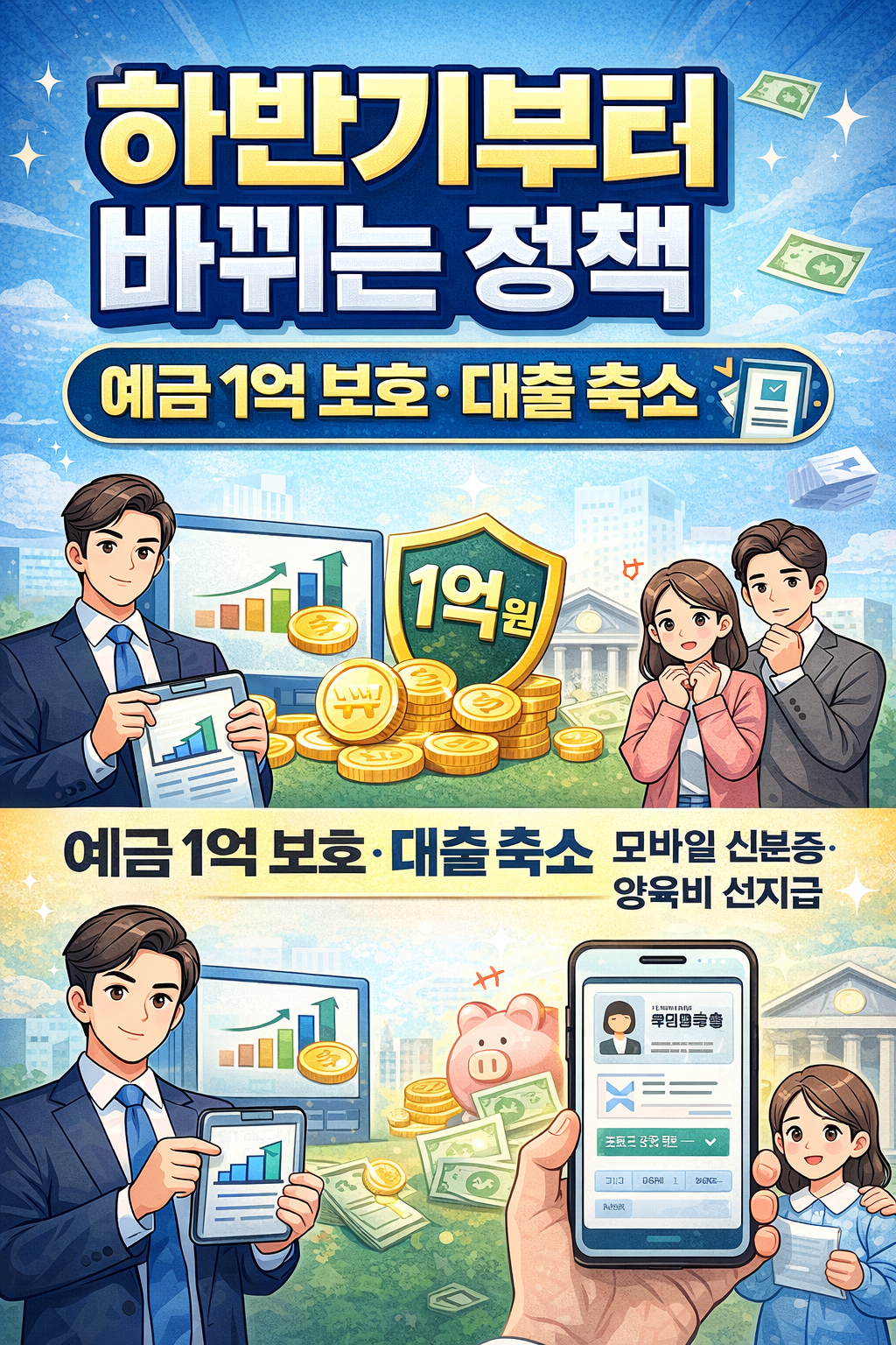 양육비, 선지급, 예금보호, 대출한도