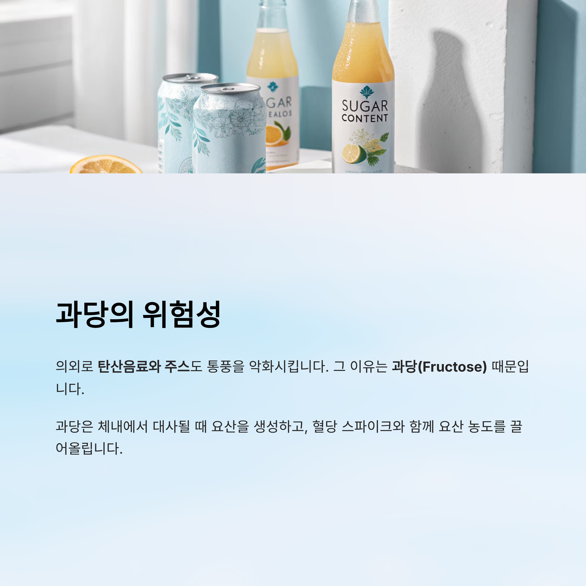 통풍에 해로운 음식 알아보기