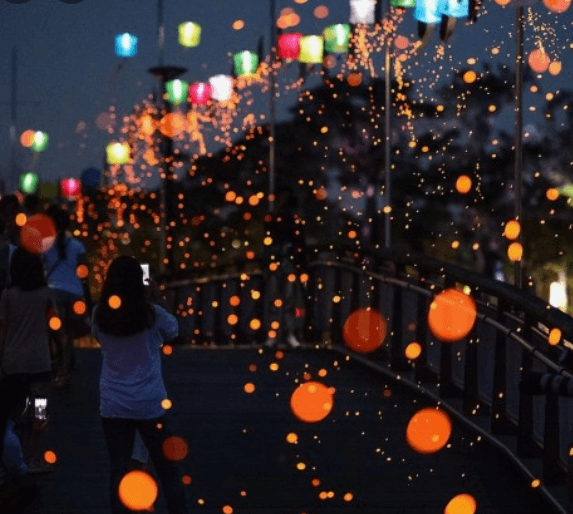 세종낙화축제-현장모습