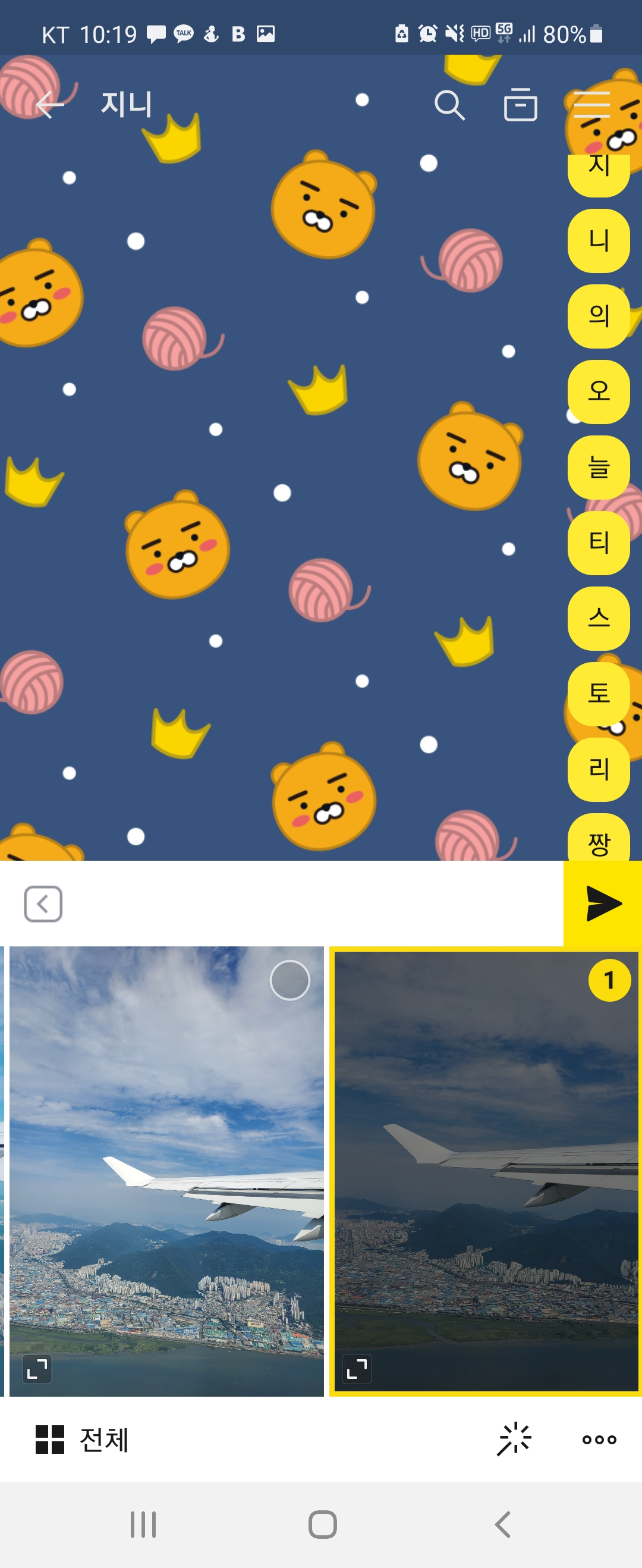 사진 선택