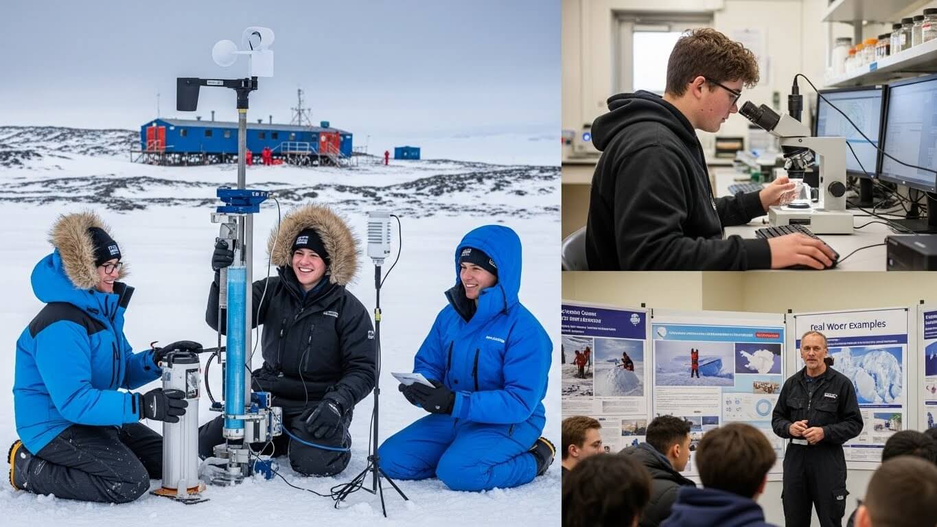 과학고 학생을 위한 남극 진로 탐색 관련 사진