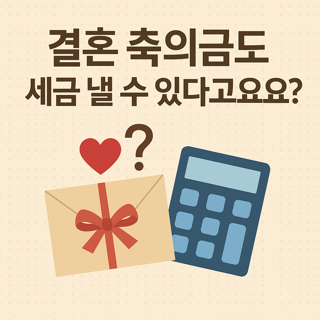 [결혼자금 증여세] 이거 신고 안 하면, 사랑이 세금으로 돌아옵니다!