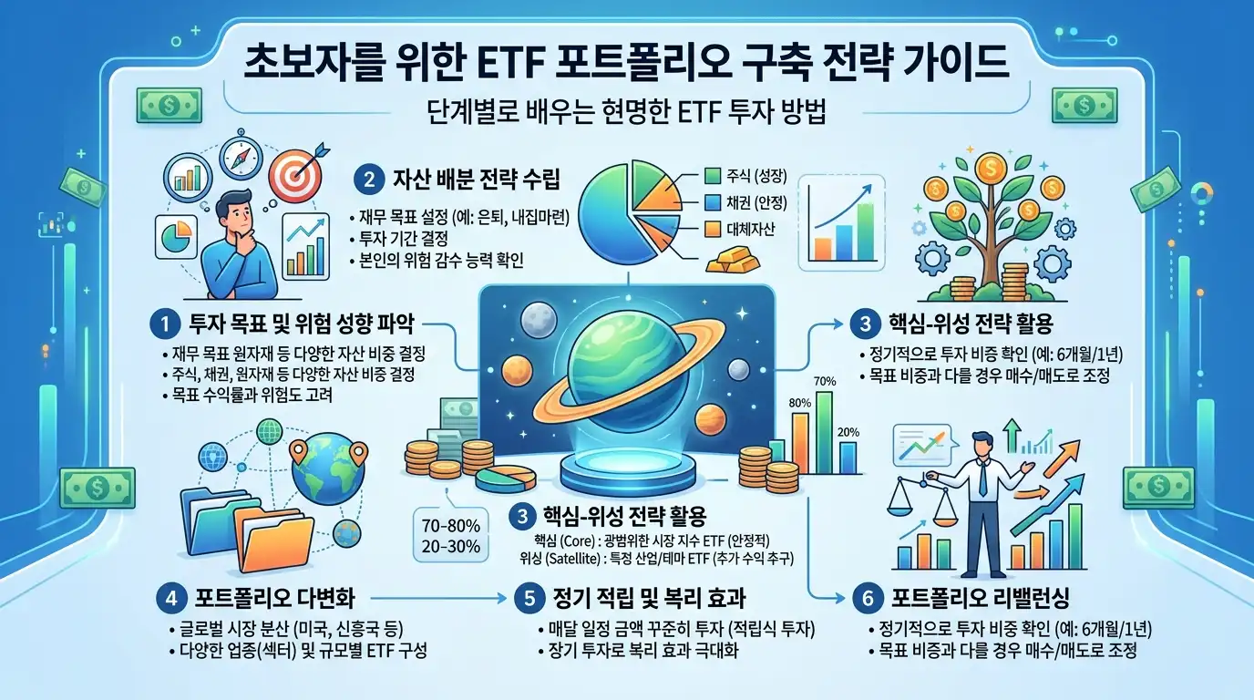 ETF 포트폴리오 구성 초보자 투자 전략