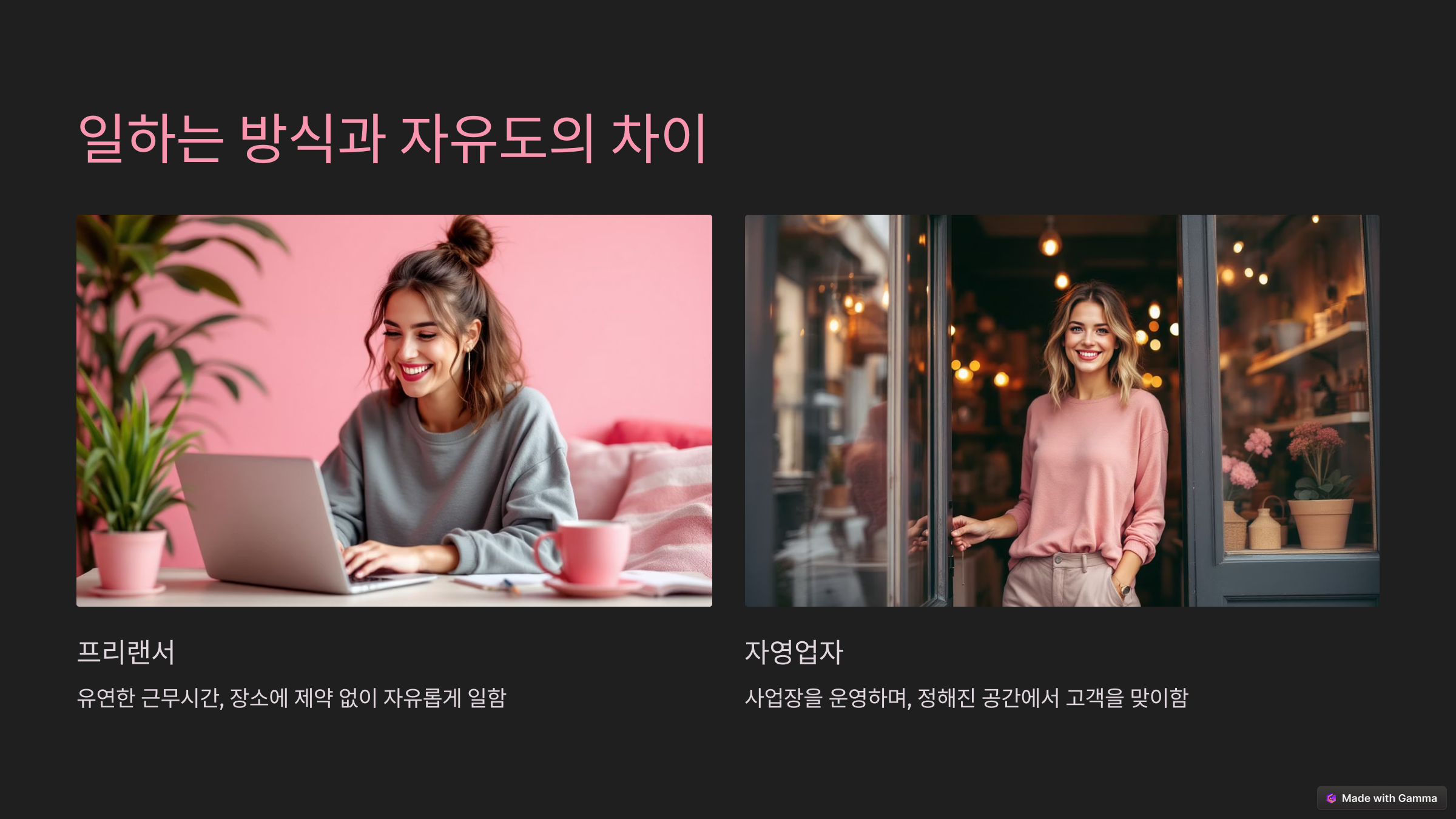 프리랜서와 자영업자의 차이점 총정리