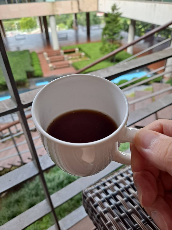 필그림하우스 조식 후 티타임