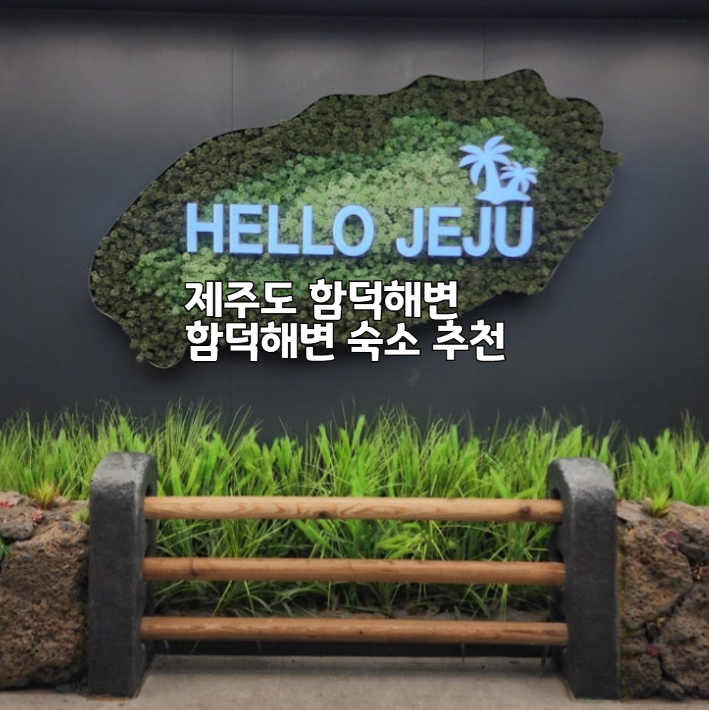 제주 함덕 해변과 근처 숙소 추천 TOP 5