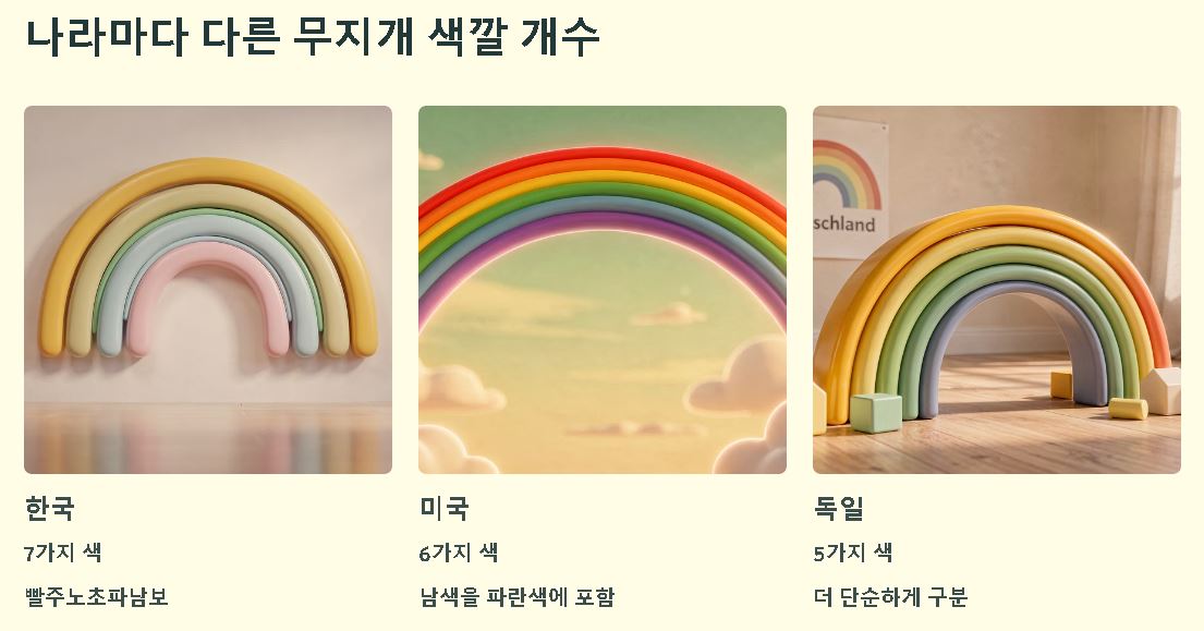 무지개 색깔 순서