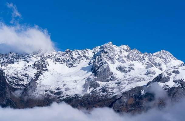 차마고도 옥룡설산 풍경