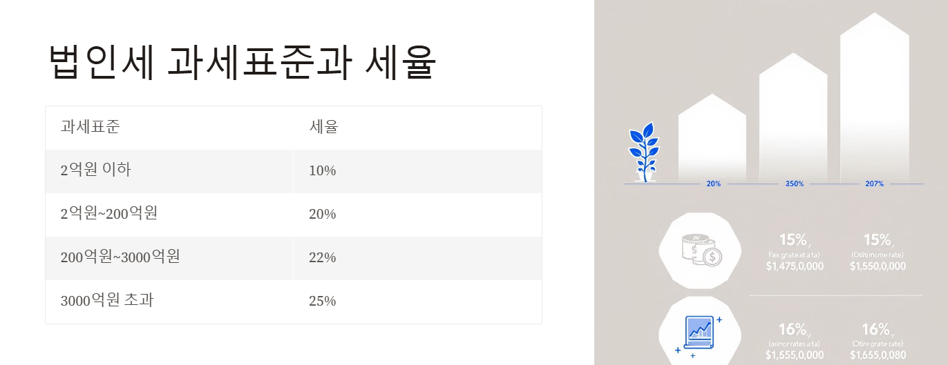 법인세 신고 실무 - 법인세 과세표준과 세율
