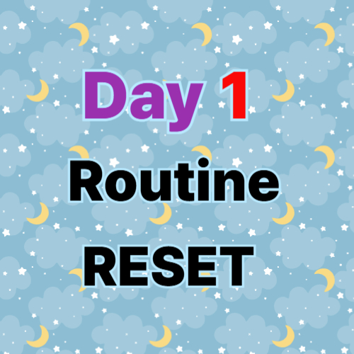 루틴 리셋 프로젝트 수면 습관 다이어트 1일차 썸네일