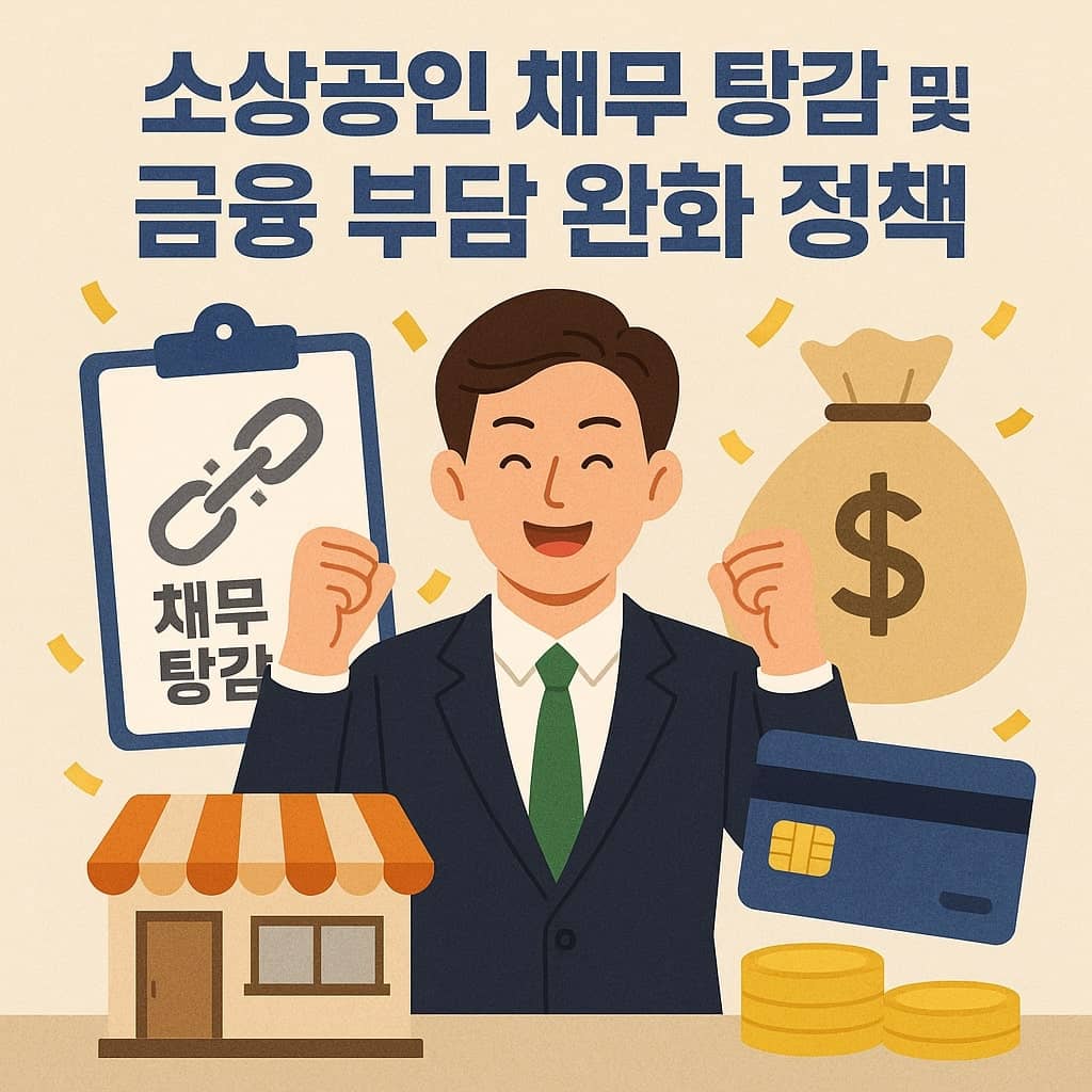 Debt relief and financial burden relief policy for small business owners