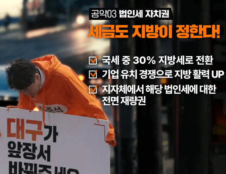 이준석 대선 후보 대통령 선거 공약