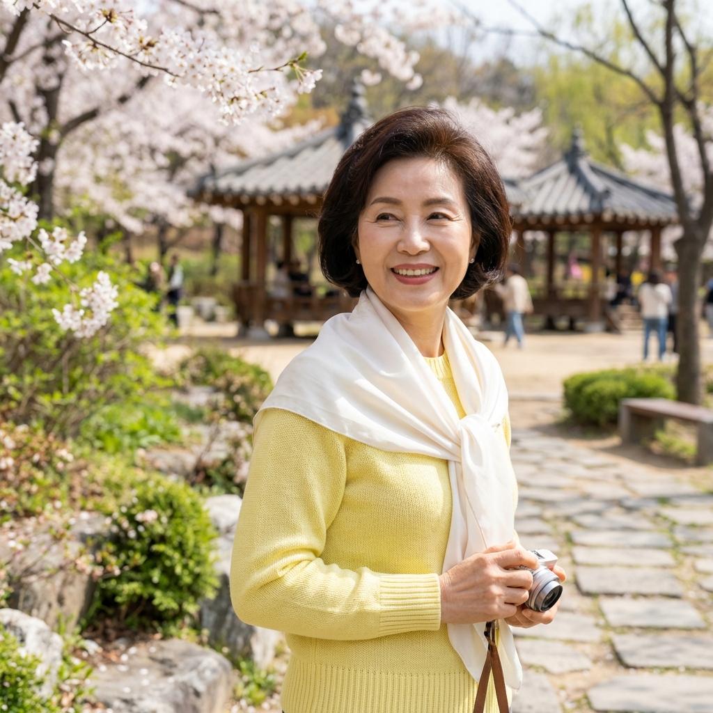 60대 여행지 사진 잘 나오는 옷 색상