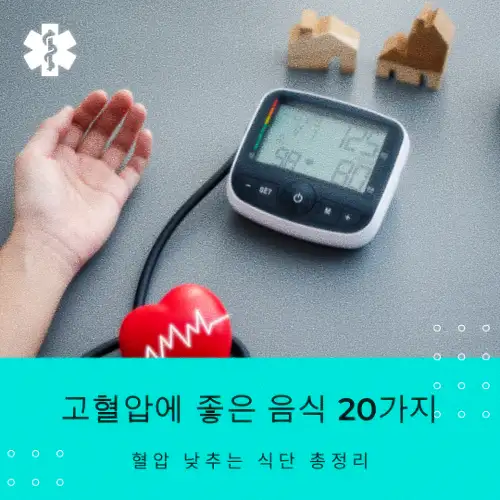 고혈압에 좋은 음식 20가지