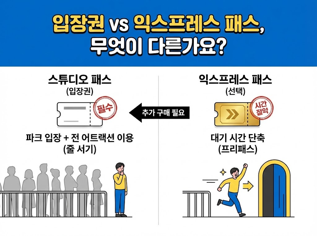 익스프레스 패스란? (입장권과 차이점)