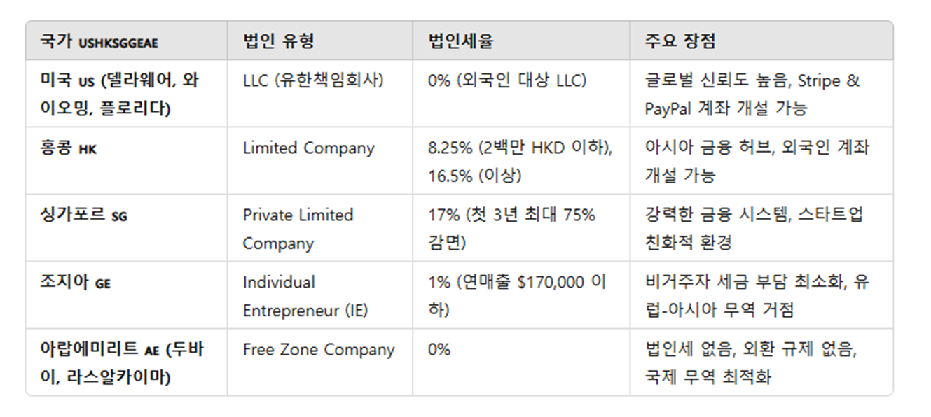 비거주자를 위한 해외 법인 설립 가이드 – 글로벌 절세 &amp; 사업 확장 전략