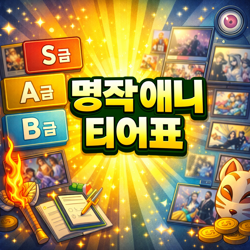 명작 애니메이션 추천