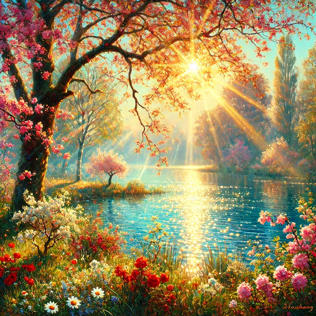 인상주의 화풍의 그림 이미지