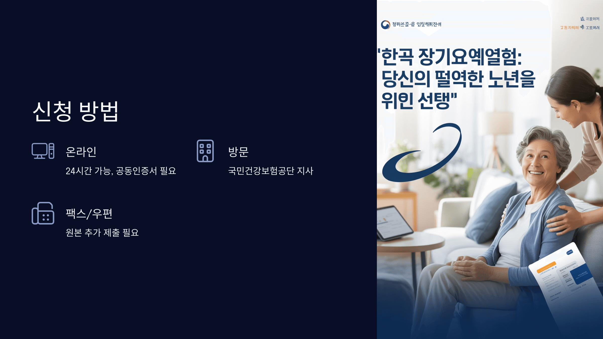 신청 방법과 절차