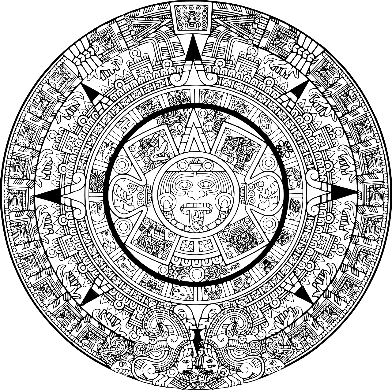 아즈텍캘린더 사진