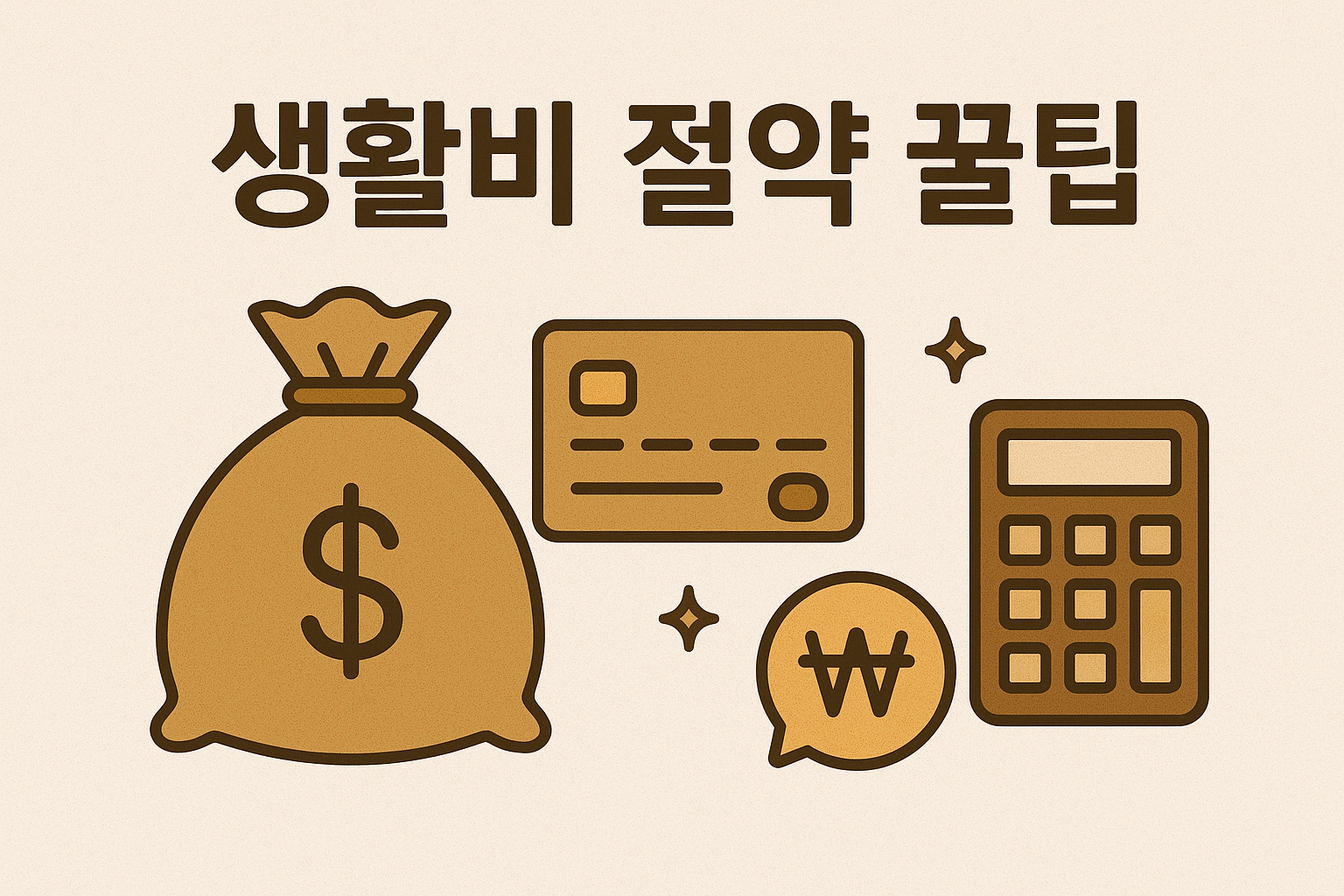 생활비 절약 꿀팁 이미지