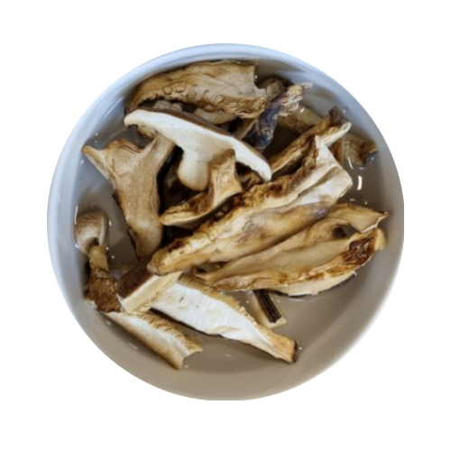 불리고 있는 버섯