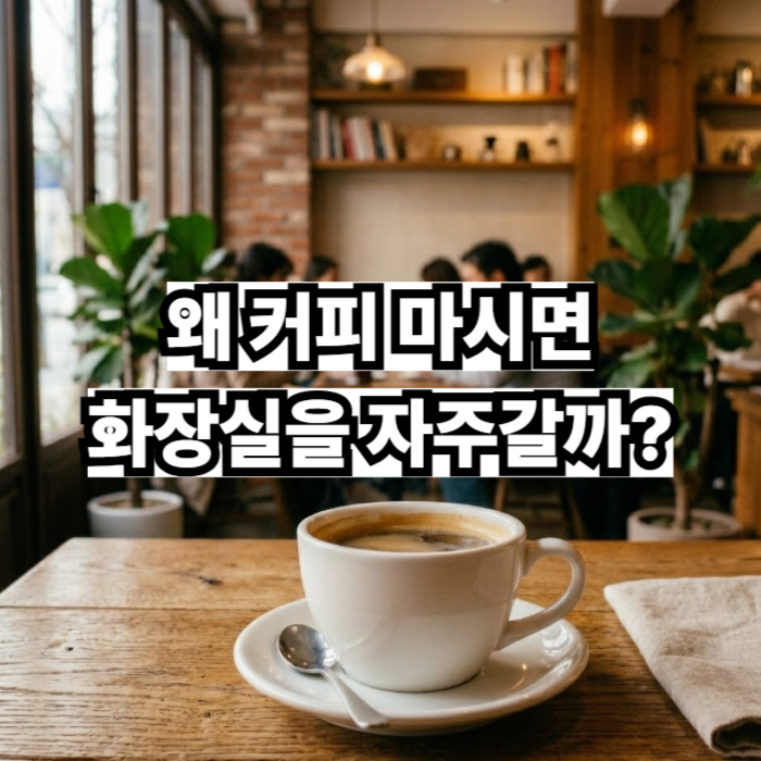 커피 마시면 화장실 자주 가고 싶은 이유, 핵심 원인 3가지