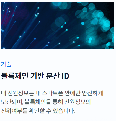 모바일 신분증 특징