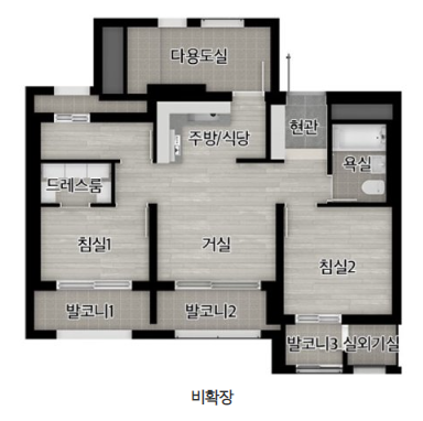 이편한세상 부평역 센트럴파크 평면도