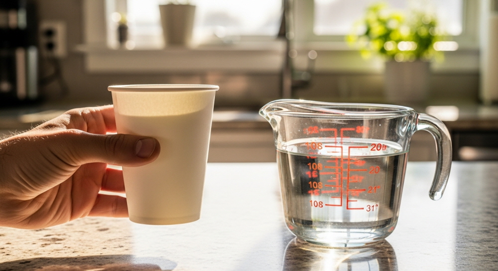 종이컵 사이즈 ml